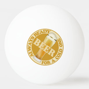 BEER custom name ping pong balls