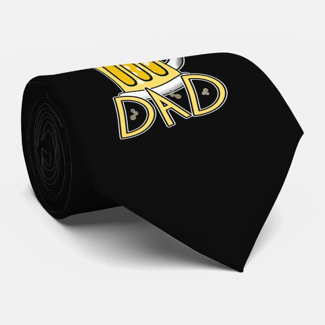 Beer Dad Tie (Rolled)