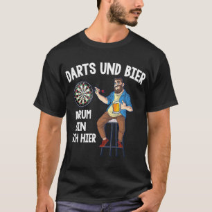 Beer Darts and Beer Pub Dart Tournament Funny Sayi T-Shirt