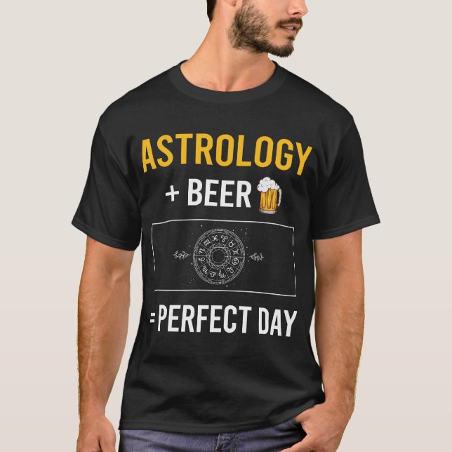 Beer Day Astrology T-Shirt (Front)