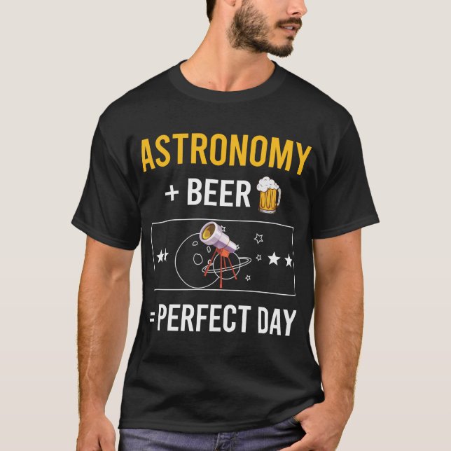 Beer Day Astronomy T-Shirt (Front)