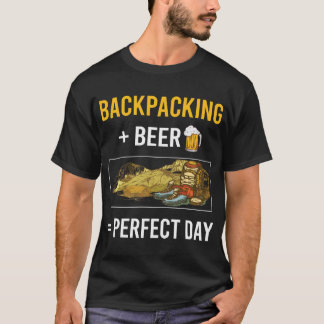 Beer Day Backpacking Backpack Backpacker T-Shirt
