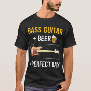 Beer Day Bass Guitar Guitarist T-Shirt