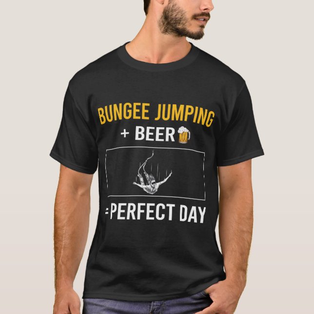 Beer Day Bungee Jumping T-Shirt (Front)