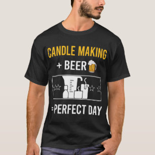 Beer Day Candle Making Candles T-Shirt