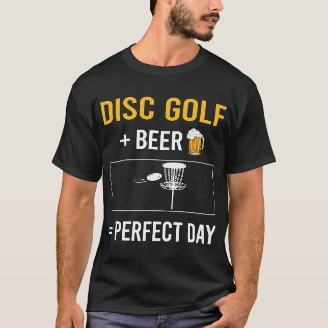 Beer Day Disc Golf T-Shirt (Front)