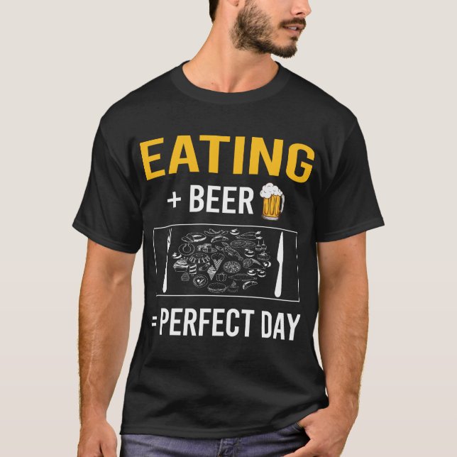 Beer Day Eating T-Shirt (Front)