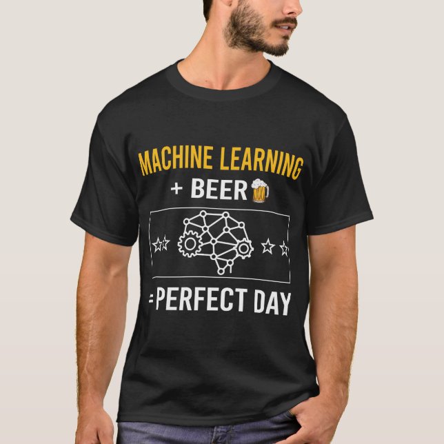 Beer Day Machine Learning T-Shirt (Front)