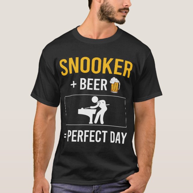 Beer Day Snooker T-Shirt (Front)