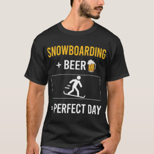 Beer Day Snowboarding Snowboard Snowboarder T-Shirt