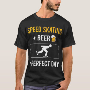 Beer Day Speed Skating Skate Skater T-Shirt