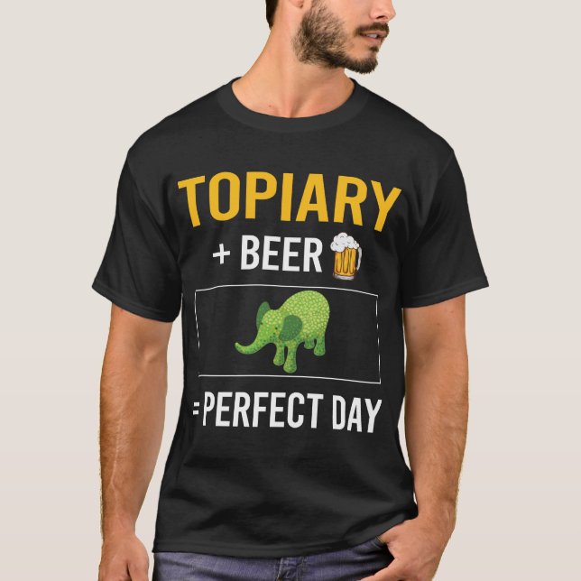 Beer Day Topiary T-Shirt (Front)