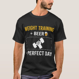Beer Day Weight Training T-Shirt