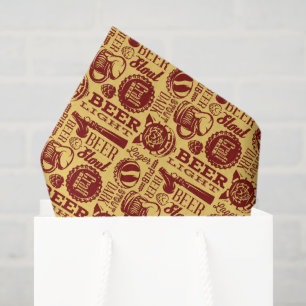 Beer Decoupage Tissue Paper