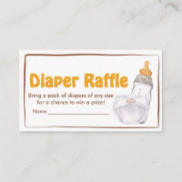 Beer Diaper Party Baby Shower Diaper Raffle
