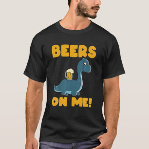 Beer Dinsoaur Drunkasaurus Beersaurus Dino - Beers T-Shirt