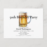 Beer Draught Man's 50th Birthday Party 