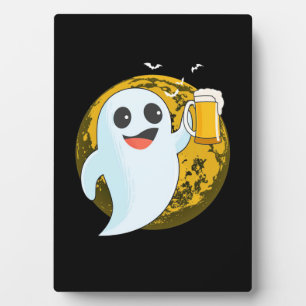 Beer Drinker Beer In Halloween Plaque