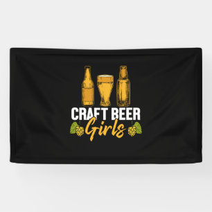 Beer Drinker Craft Beer Girls Birthday Banner
