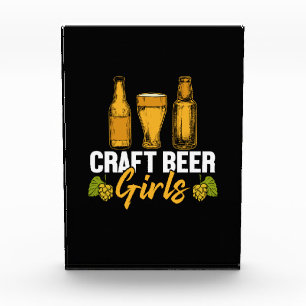 Beer Drinker Craft Beer Girls Birthday Photo Block