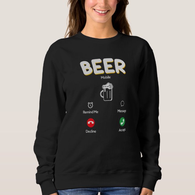 Beer  Drinker Drunk For Mens Womens Dad Sporting Sweatshirt (Front)