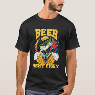 Beer Drinker Fishing T-Shirt