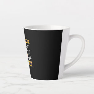 Beer Drinker Golf And Beer Birthday Latte Mug