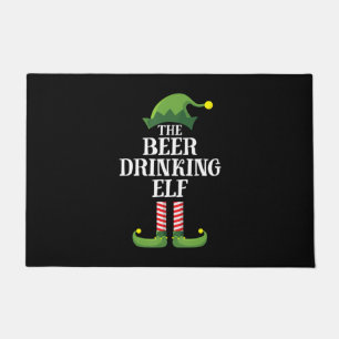 Beer Drinking Christmas Birthday Doormat