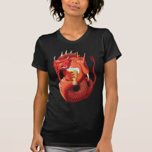 Beer Drinking Dragon Women's T-Shirt