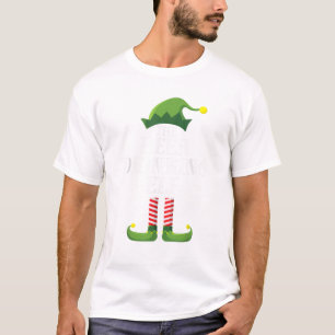 Beer Drinking Elf Matching Family Group Christmas T-Shirt