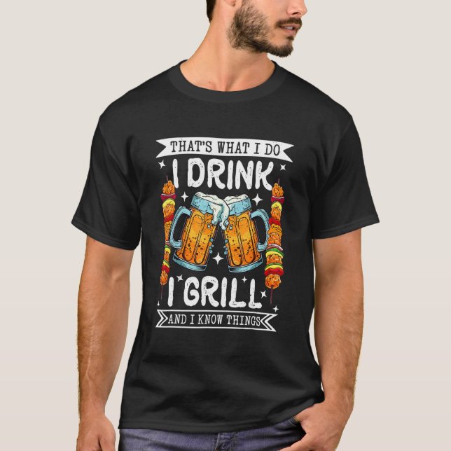 Beer Drinking  Men Women Graphic Drinkers Alcohol T-Shirt (Front)