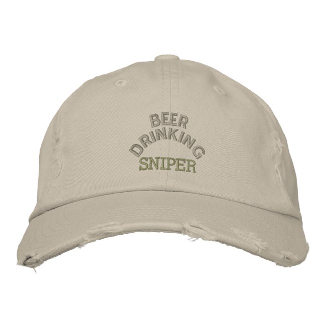 Beer Drinking Sniper Hat (Front)