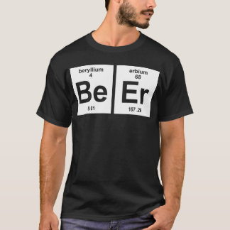 BEER ELEMENTS GEEKY FUNNY SCIENCE PRINTED SCIENCE T-Shirt