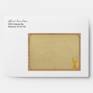 Beer Envelope for Invitation
