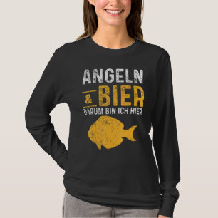 Beer Fishing Fish Fishing Rod Bait T-Shirt