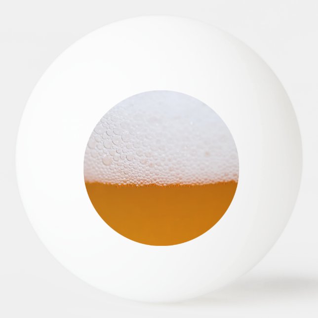 Beer foam ping pong ball (Front)