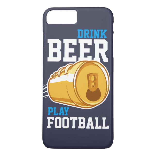 Beer & Football Case-Mate iPhone Case (Back)