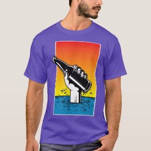 Beer From Lake Pool Beer Bottle Party T-Shirt