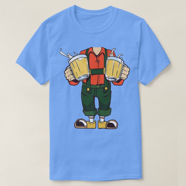 Beer Fun Man Outfit  T-Shirt (Design Front)