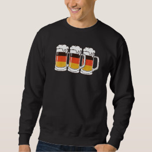 Beer Germany flag German flag beer mug Sweatshirt