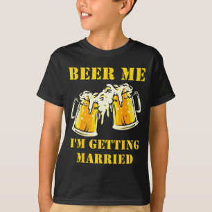 Beer Getting Married Funny Groom Bachelor Party T-Shirt