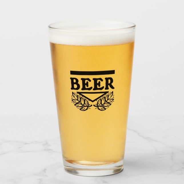 BEER GLASS (Front Filled)