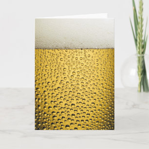 Beer Glass Card