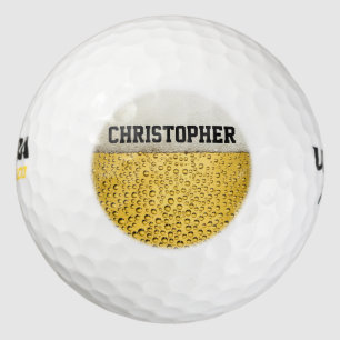 Beer Glass Personalise Golf Balls