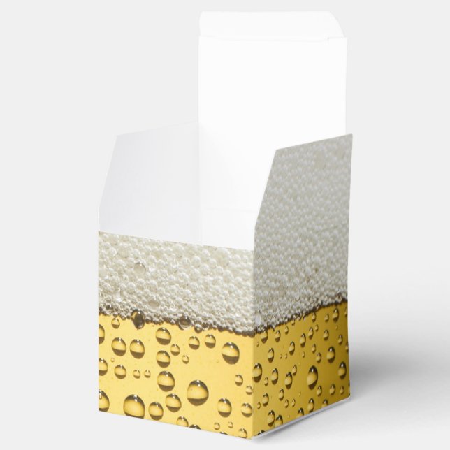 Beer Glass Photograph Favour Box (Opened)