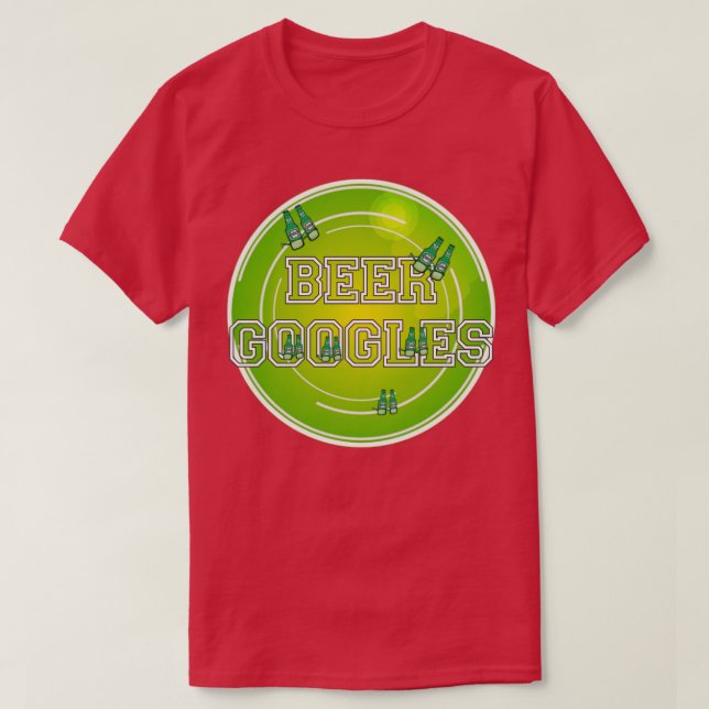 Beer googled T-Shirt (Design Front)