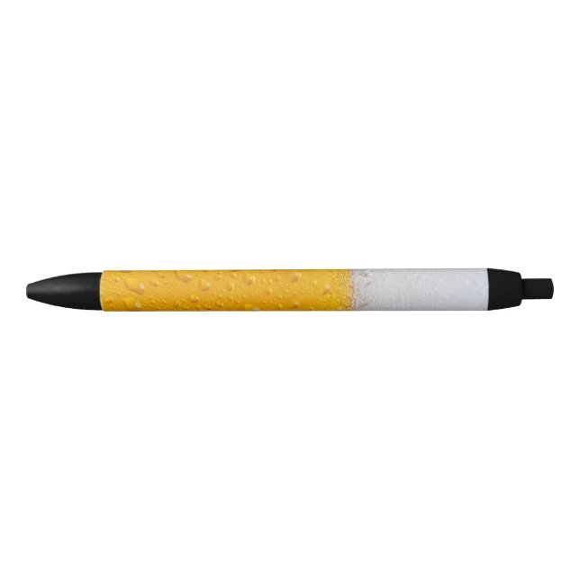 beer head black ink pen (Front)