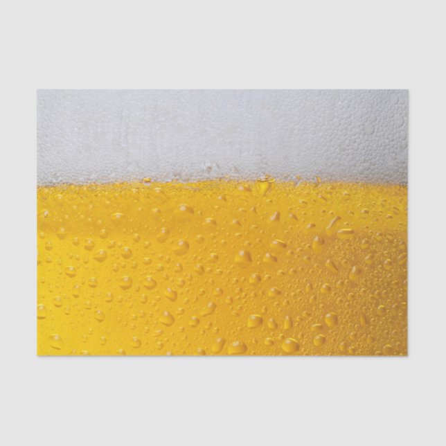 beer head tissue paper (Front)