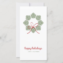 Beer Hops Christmas Card