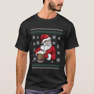 Beer Hub Ugly Sweater Santa W Huge Beer Mug For Ch